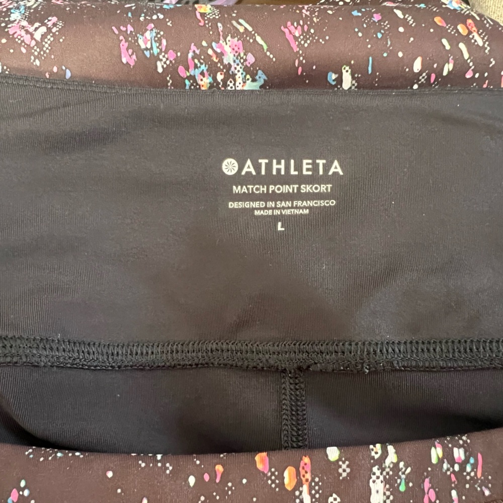 Athleta match point skort large